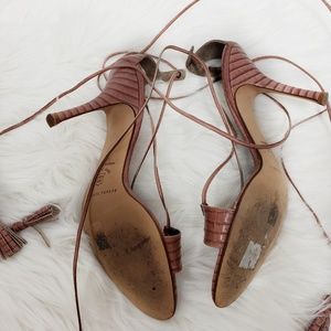 Banana Republic Shoes - Banana Republic Ankle Wrap Stiletto Sandal Leather Banana Republic Shoes - Banana Republic Ankle Wrap Stiletto Sandal Leather